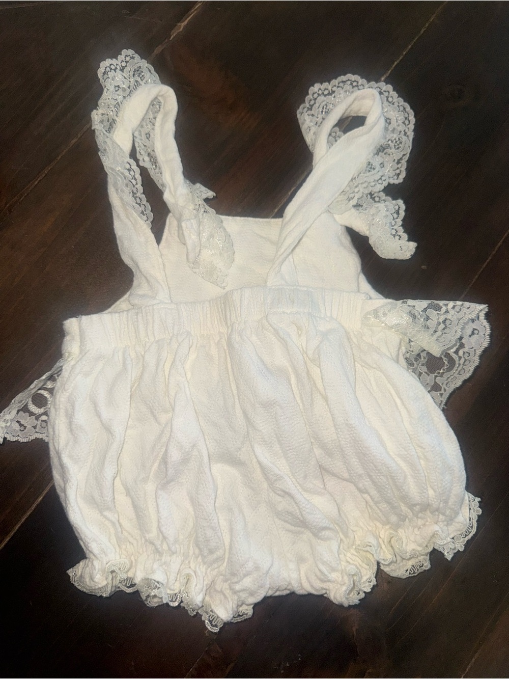 Peek-a-babe Vintage Baby Lace Bubble 3-6 Months - Picture 2 of 3